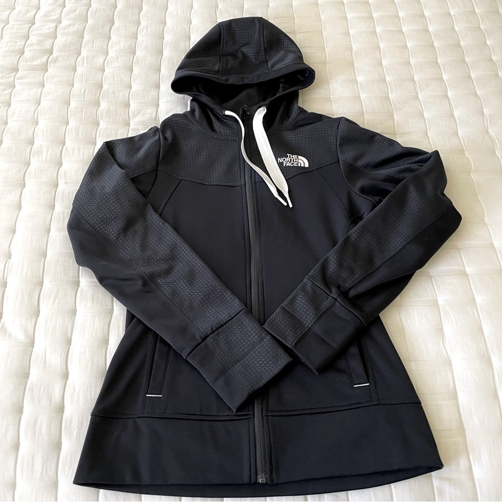 Black North Face Fleece Jacket, Size Small
